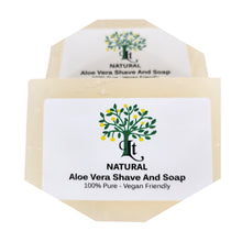 Cargar imagen en el visor de la galería, Handmade Aloe Vera Shaving & Soap Bar, Natural, Multi Use, Skin Nourishing