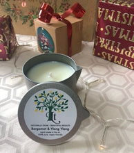 Lade das Bild in den Galerie-Viewer, Massage Candle Bergamot & Ylang Ylang Skin Nourishing Anti Ageing 100% Natural