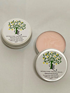 Vegan Self Care Gift Box, Natural Muscle Balm - Lemon Tree Natural Skin Care