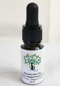 Rosemary, Peppermint & Nettle Hair Oil Thicker Hair, Hair Growth, Stronger Hair