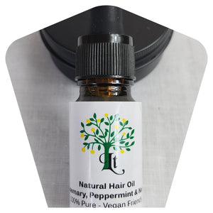 Rosemary, Peppermint & Nettle Hair Oil Thicker Hair, Hair Growth, Stronger Hair