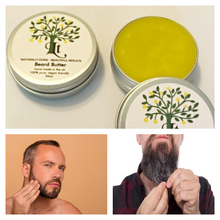 Load image into Gallery viewer, Beard Butter, Hydrates, Moisturises And Softens Your Beard Vegan, 100% Natural - 30ml

