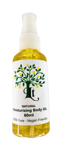 Natural Moisturising Body Oil Hydrates And Nourishes Vegan 60ml