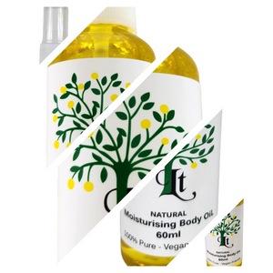 Natural Moisturising Body Oil Hydrates And Nourishes Vegan 60ml