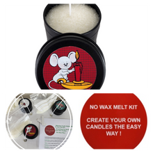 Cargar imagen en el visor de la galería, No Melt Wax Candle Making Kit – Ideal Gift - Create 3 Home Made Candles Effortlessly
