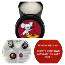 Chargez l&#39;image dans la visionneuse de la galerie,No Melt Wax Candle Making Kit – Ideal Gift - Create 3 Home Made Candles Effortlessly
