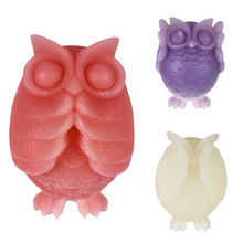 Load image into Gallery viewer, Enchanting Trio Of Charming Owl Hand Crafted Soaps, See No Evil, Hear No Evil, Speak No Evil
