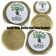 Lade das Bild in den Galerie-Viewer, Luxurious Goats Milk, Nettle, And Shea Butter Shampoo Bar
