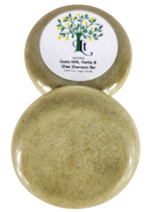 Luxurious Goats Milk, Nettle, And Shea Butter Shampoo Bar