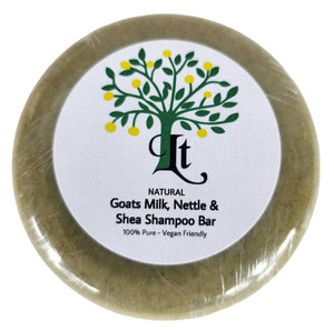 Luxurious Goats Milk, Nettle, And Shea Butter Shampoo Bar