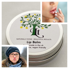 Carica l&#39;immagine nel visualizzatore della galleria,Natural Vegan Lip Balm di Lemon Tree Lenitivo Nutriente Protezione per le labbra secche
