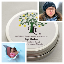 Carica l&#39;immagine nel visualizzatore della galleria,Natural Vegan Lip Balm di Lemon Tree Lenitivo Nutriente Protezione per le labbra secche
