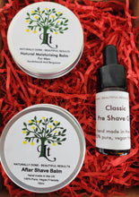 Load image into Gallery viewer, Shave And Groom Set To Protect And Care For Your Skin Naturally - Vegan

