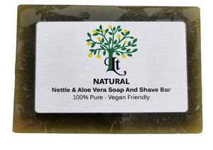 Nettle and Aloe Vera Soap & Shave Bar, Embrace Natural Goodness