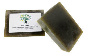 Nettle and Aloe Vera Soap & Shave Bar, Embrace Natural Goodness