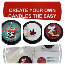 Chargez l&#39;image dans la visionneuse de la galerie,No Melt Wax Candle Making Kit – Ideal Gift - Create 3 Home Made Candles Effortlessly
