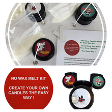 Lade das Bild in den Galerie-Viewer, No Melt Wax Candle Making Kit – Ideal Gift - Create 3 Home Made Candles Effortlessly
