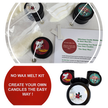 Cargar imagen en el visor de la galería, No Melt Wax Candle Making Kit – Ideal Gift - Create 3 Home Made Candles Effortlessly
