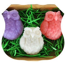 Lade das Bild in den Galerie-Viewer, Enchanting Trio Of Charming Owl Hand Crafted Soaps Gift Set - 150g
