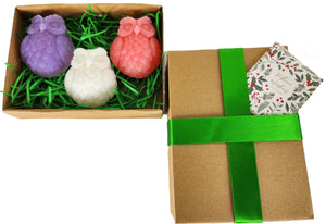 Enchanting Trio Of Charming Owl Hand Crafted Soaps Gift Set - 150g