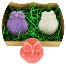 Lade das Bild in den Galerie-Viewer, Enchanting Trio Of Charming Owl Hand Crafted Soaps Gift Set - 150g
