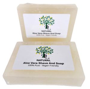 Handmade Aloe Vera Shaving & Soap Bar, Natural, Multi Use, Skin Nourishing