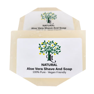 Handmade Aloe Vera Shaving & Soap Bar, Natural, Multi Use, Skin Nourishing