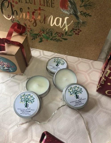 3 Mini Massage Candles, Individually Fragranced - Lemon Tree Natural Skin Care