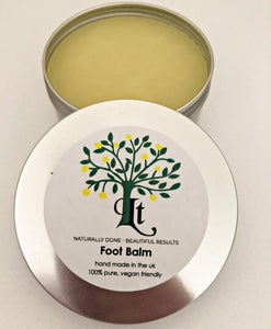 Vegan Self Care Gift Box, Natural Foot Balm - Lemon Tree Natural Skin Care