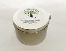 Chargez l&#39;image dans la visionneuse de la galerie,Citronella Massage Candle - Natural Protection Against Mosquitoes - Lemon Tree Natural Skin Care
