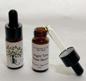 Night Face Serum For Normal To Oily Skin, Anti Ageing, - Lemon Tree Natural Skin Care