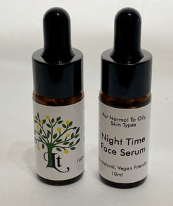 Night Face Serum For Normal To Oily Skin, Anti Ageing, - Lemon Tree Natural Skin Care
