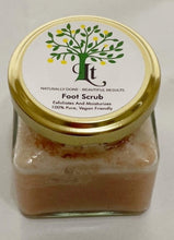 Load image into Gallery viewer, Vegan Natural Foot Scrub - Lemon Tree Natural Skin Care

