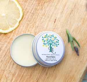 Natural Vegan Hand Balm For Dry And Cracked Skin - Lemon Tree Natural Skin Care