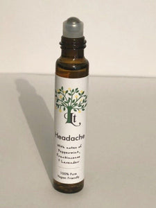 Aromatherapy Roller Ball - Headache - Lemon Tree Natural Skin Care