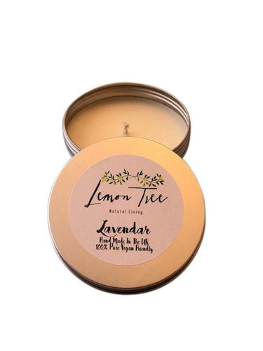 Massage Candle Moisturising Lavender Calm Fraught Minds - Lemon Tree Natural Skin Care