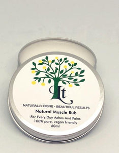 Muscle Rub For Everyday Aches And Pains Naturally - Lemon Tree Natural Skin Care