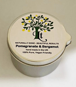 Massage Candle Bergamot & Pomegranate For Acne Prone Skin, Scarring, Skin Damage 100% Natural