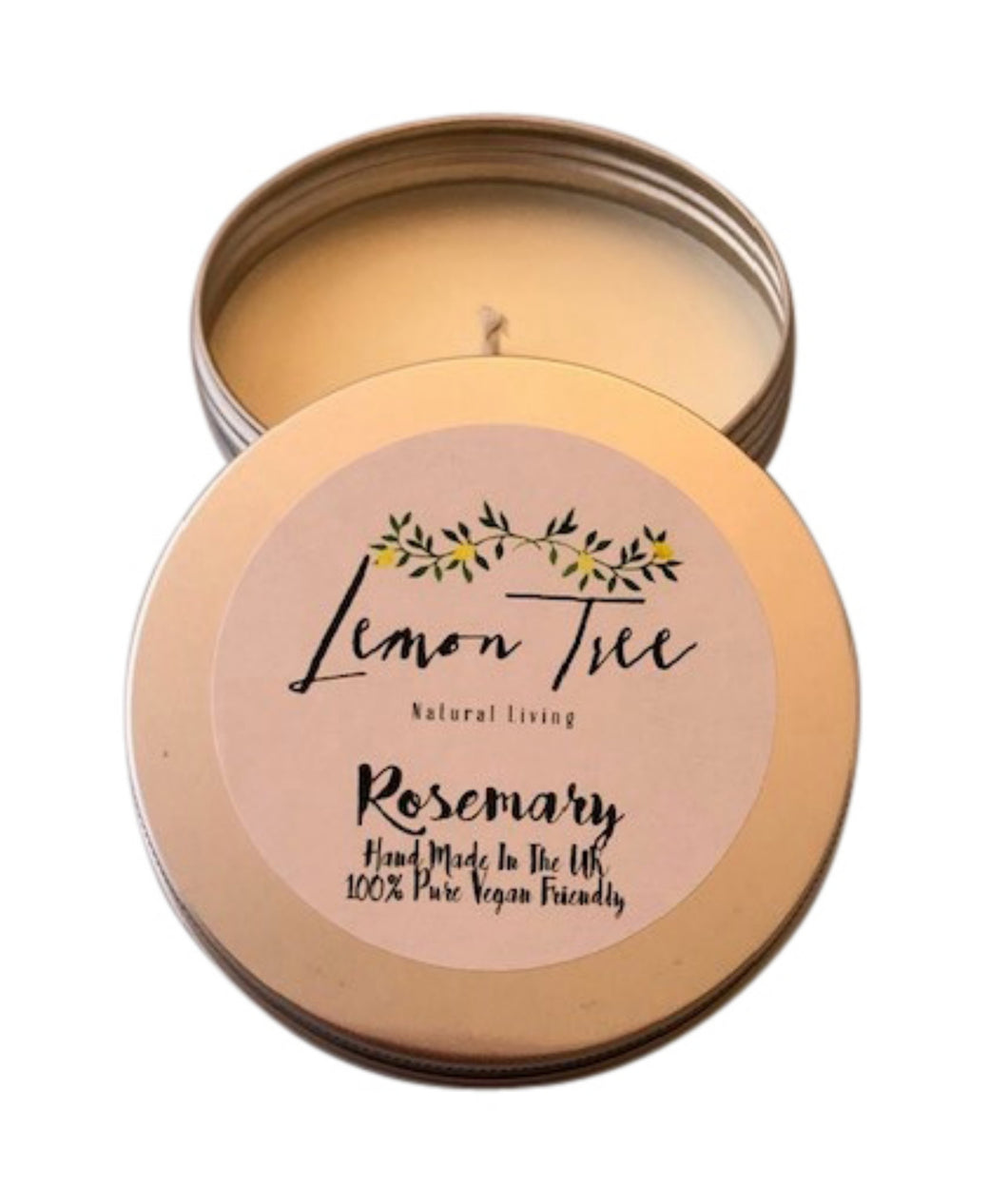 Massage Candle Moisturising Rosemary 100% Natural Vegan