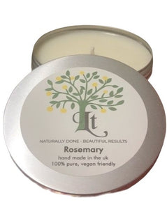 Massage Candle Moisturising Rosemary 100% Natural Vegan