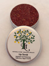 Load image into Gallery viewer, Real Strawberry Lip Scrub For Smooth Soft Kissable Lips. - Lemon Tree Natural Skin Care
