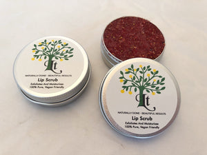 Strawberry Lip Scrub  Smooth, Soft  Kissable Lips. - Lemon Tree Natural Skin Care