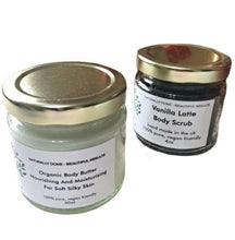 Carica l&#39;immagine nel visualizzatore della galleria,Vanilla Latte Body Scrub And Luxurious Body Butter Gift Set
