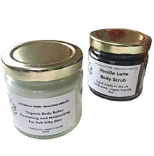 Load image into Gallery viewer, Vanilla Latte Body Scrub And Luxurious Body Butter Gift Set
