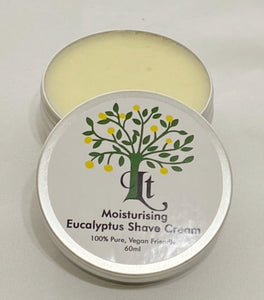 Moisturising Eucalyptus Shave Cream For Her And Him - Lemon Tree Natural Skin Care