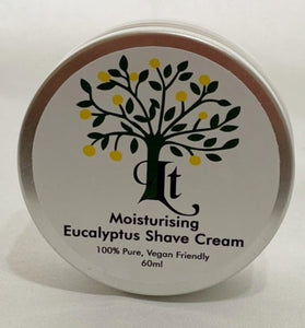 Shave Cream For Her And Him,  Moisturising Eucalyptus - Lemon Tree Natural Skin Care