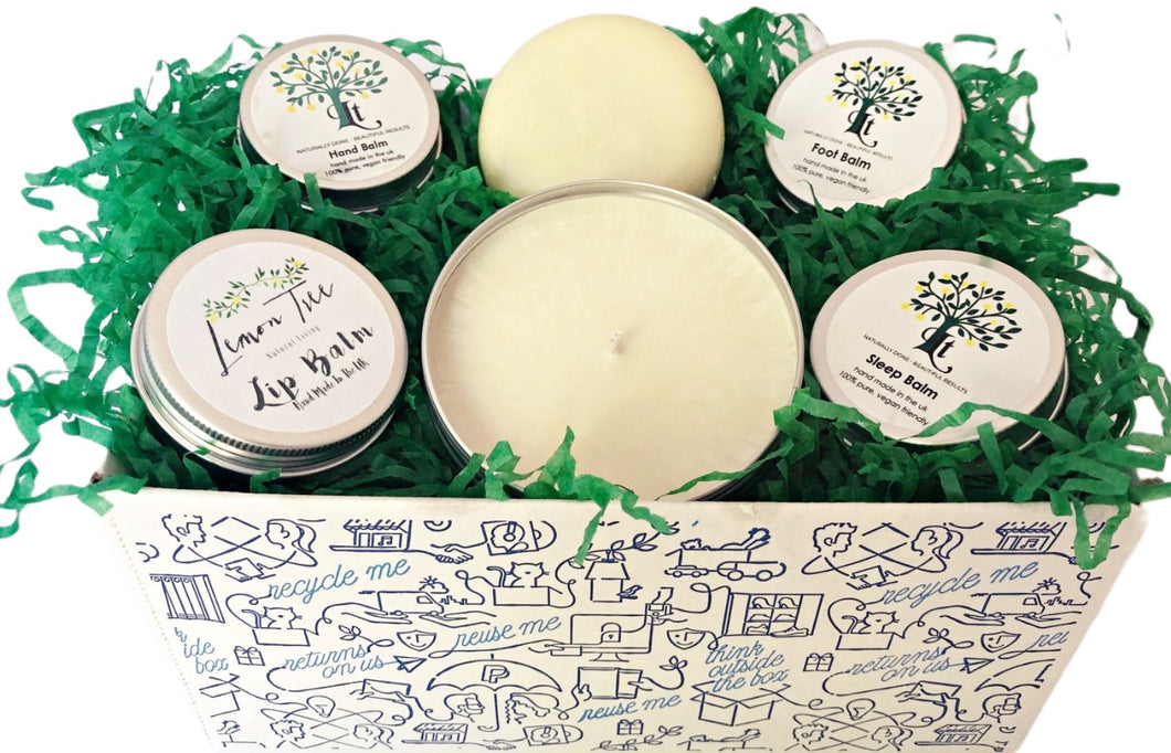 Vegan Skin Care Gift Box For Beautiful Clear Skin Anti Ageing 100% Natural