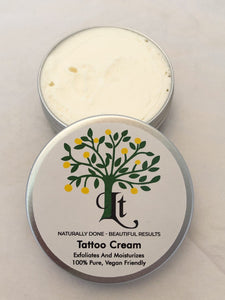 Tattoo Aftercare Cream, Protects And Moisturises, Heals Tattoos Faster - Lemon Tree Natural Skin Care