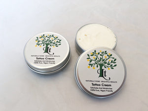 Tattoo Aftercare Cream - Naturally Heals Tattoo's Faster - Lemon Tree Natural Skin Care